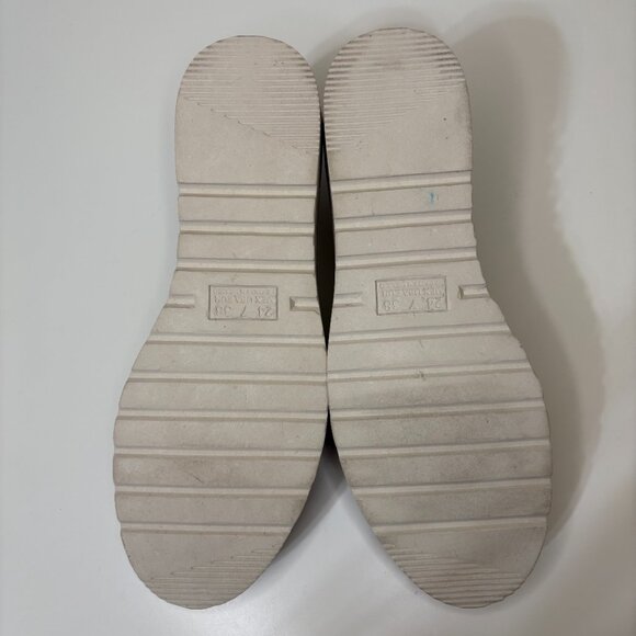 Cacahi's Mexican Huarache‎ Slip On Sandals Sz 7 Tan & Floral Beach Culture Boho - Picture 7 of 9